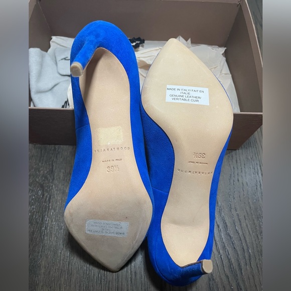 Brian Atwood Suede Pumps - Picture 5 of 5